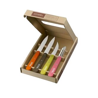 Opinel Opinel Les Essentiels Fifties Estuche 4 Cuchillos Mandarina
