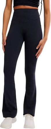 Free People FP Movement Never Better Flare Leg Pants in Black at Nordstrom, Size X-Small