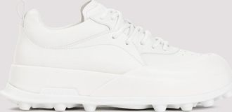 Jil Sander White Leather Sneakers