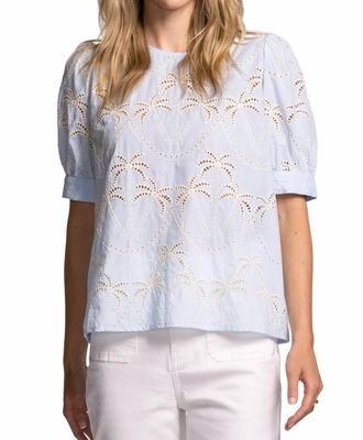 Pink Martini Jada Top In Blue