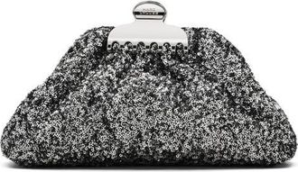 Marc Jacobs THE SMALL CLAW CLIP CLUTC in Silver at Nordstrom