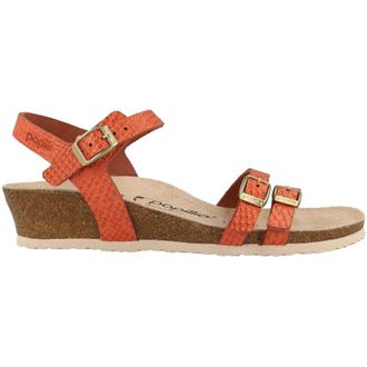 Papillio Lana Mermaid Leather Womens Casual Sandals - Coral - Size:UK 4.5