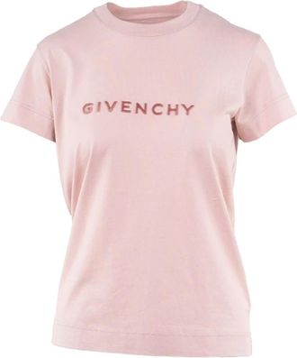 Givenchy T-shirt Korte Mouwen - Dames - T-shirts - Roze - M - Tops