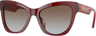 Versace VE4417U 388/89 Womens Sunglasses Red Size 56