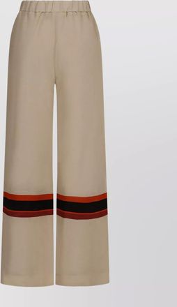 Raquel Diniz linen and silk trousers with wide leg