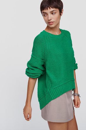 Pilcro Rooney Relaxed Crew Neck Sweater