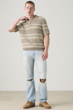 Levi's Sudadera Marina Quarter Zip - Hombre - XL - Azul / Garment Dye Zodiac Blue