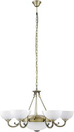 Rabalux Lampadario Classico Marlene Rabalux 80cm In Bronzo 8xe14/e27