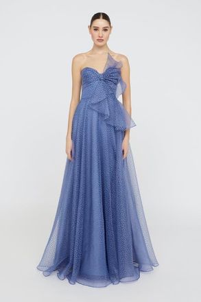Theia Joanna Bow Bodice Gown in Periwinkle at Nordstrom, Size 16