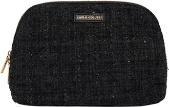 Carlo Colucci Tassen, Dames, Zwart, ONE Size, Toilettas