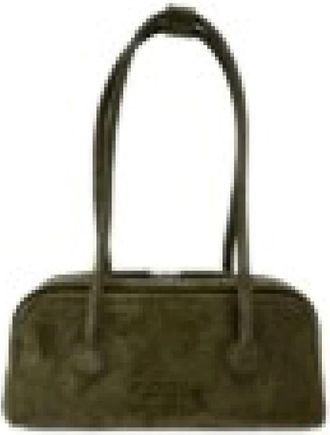 Marge Sherwood Soft Boston East West Schoudertas - Dames - Schoudertassen - Groen - ONE Size - Leer - Tassen
