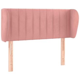 vidaXL Testiera ad Orecchio Rosa 83x23x78/88 cm in Velluto - Vidaxl