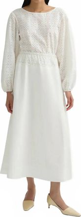 Poss&eacute; Harriet Skirt In White