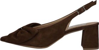 Notre-V Schoenen, Dames, Bruin, 43 EU, Leer, Pointed Slingback 35503