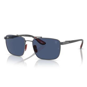 Ray-Ban Rb 3715M Double-Bridge Zonnebril - unisex - Zonnebrillen - Grijs - 58 MM - Accessoires