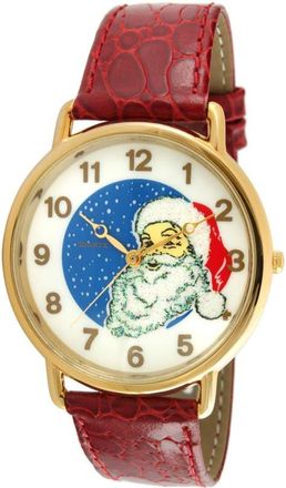 Peugeot Novelty Santa Claus Christmas Watch- 40MM in Red at Nordstrom