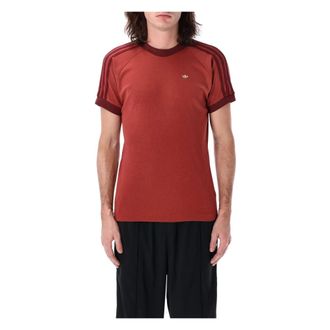 adidas Tops, Heren, Bruin, S, Katoen, Premium Cali T-shirt