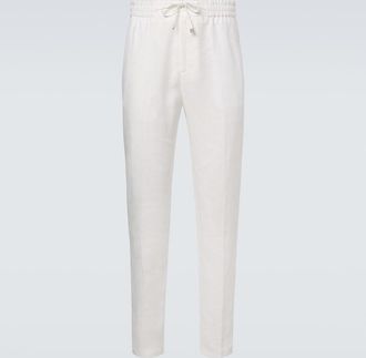 Etro Linen slim pants