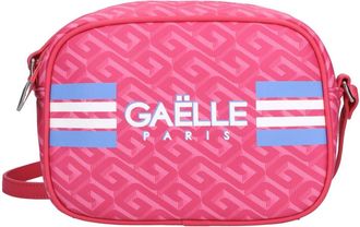 Ga&euml;lle Paris Faux Leather Bag - Dames - Schoudertassen - Roze - ONE Size - Leer - Tassen