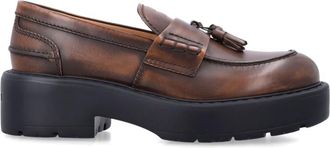 Miu Miu Brown Tassel Loafers