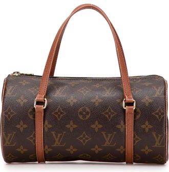 Louis Vuitton Pre-owned Womens Papillon Handbag - Brown Textile - One Size