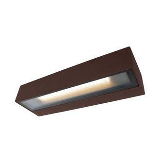Sulion Aplique LED marr&oacute;n para exterior