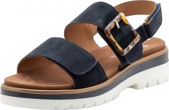 Ara Womens Marbella Open Toe Sandal In Navy