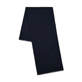 Mulberry Accessoires, Heren, Blauw, ONE Size, Katoen, Tree Rechthoekige Sjaal