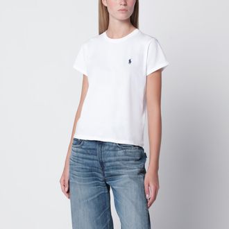 Polo Ralph Lauren T-shirt bianca in cotone