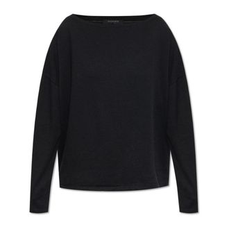 AllSaints Rita longsleeve top - Dames - Longsleeves - Zwart - XS - Polyester - Tops