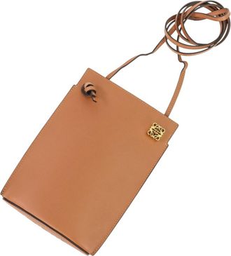 Loewe Brown Leather Pochette Pouch (Pre-Owned)