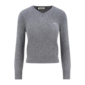 Miu Miu Mujer, Jerseys, Gris, Talla: S