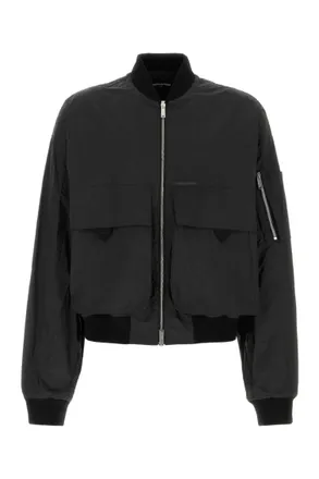 Dsquared2 Black 80s Bomber Jacket