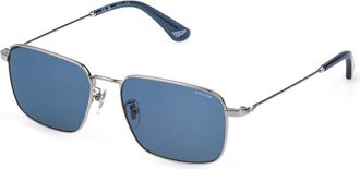 Police SPLR73 ORIGINS LITE 37 579Y Mens Sunglasses Silver Size 54