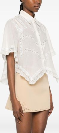 Ermanno Scervino Geborduurd Katoenen Shirt