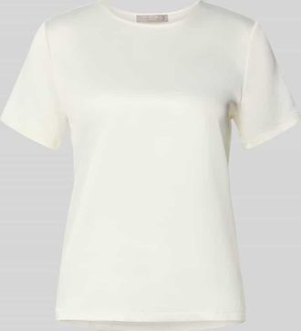 Christian Berg Regular Fit Blusenshirt mit Rundhalsausschnitt in Ecru, Größe 40