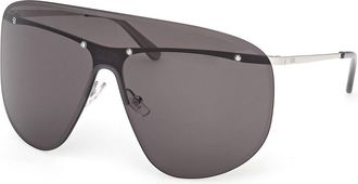 GCDS GD0072 16A Mens Sunglasses Silver Size 99