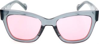 adidas Ladies Grey Square Sunglasses AOG002-CK4132