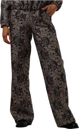 Amaya Amsterdam Grijze Elegante Broek voor Vrouwen - Dames - Wijde Broeken - Grijs - M - Broeken