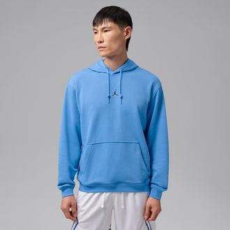 Nike Jordan Mens Jordan Sport Crossover Dri-FIT Fleece Pullover Hoodie in Blue | IM7656-412