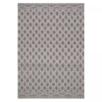 Un amour de tapis Alfombra kilim para mascotas tejida a mano, crema 160x230