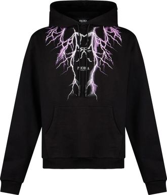 Phobia Archive Lightning Hoodie - Heren - Hoodies - Zwart - XL - Katoen - Hoodies & sweatvesten