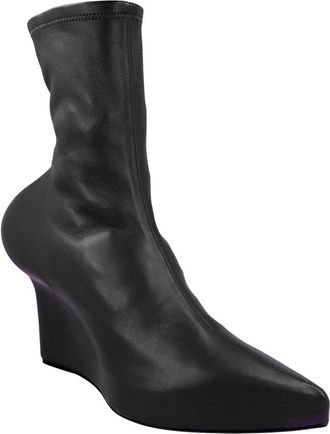 Givenchy Leather Wedge Bootie
