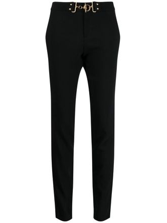 Gucci Horsebit-buckle wool skinny trousers - Black