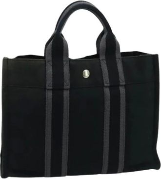 Herm&egrave;s Pre-owned Tote Bags, female, Black, Size: ONE SIZE Pre-owned Vintage Tote Bag