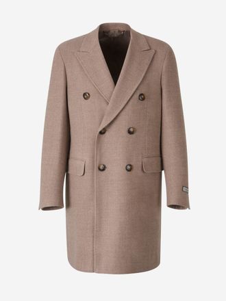 Canali Long Wool Coat