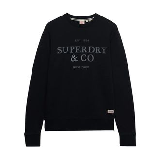 Superdry 1954 Company Sweatshirt - Heren - Sweatshirts & Hoodies - Blauw - Maat: 2XL Katoen