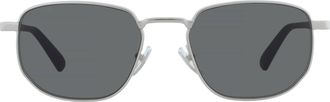 Gucci Grey Rectangular Mens Sunglasses GG2093S 001 54
