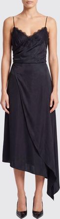 Moschino Abito slipdress in misto seta