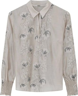 Gustav Dames, Blouses & Shirts, Grijs, Maat: M